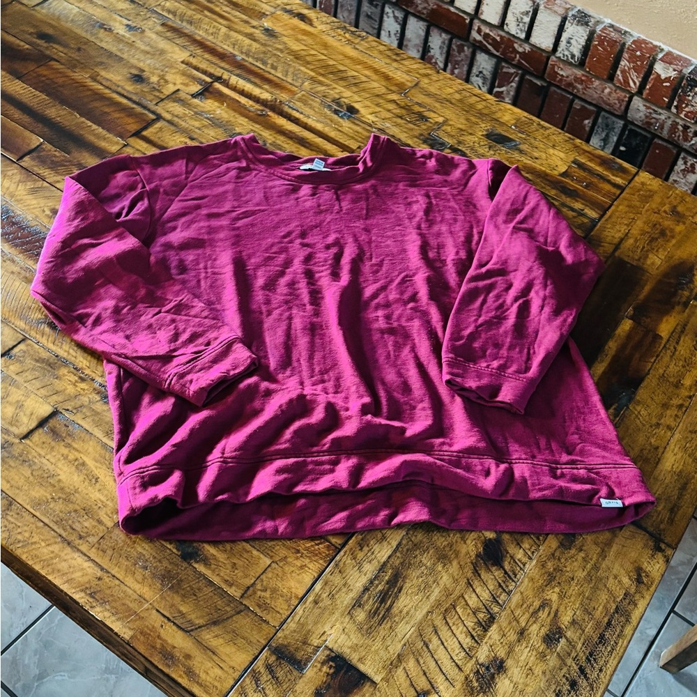 Orvis Women's Burgundy Sweatshirt
